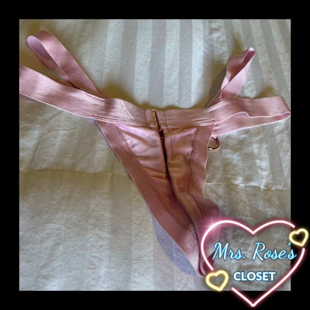 Honey Birdette Kukuro Blush Pink Thong